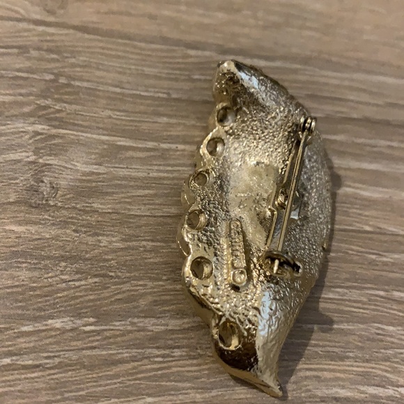 Vintage Gerry Silver Leaf Brooch - Picture 4 of 4